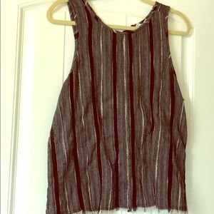 Susina Linen Tie Tank